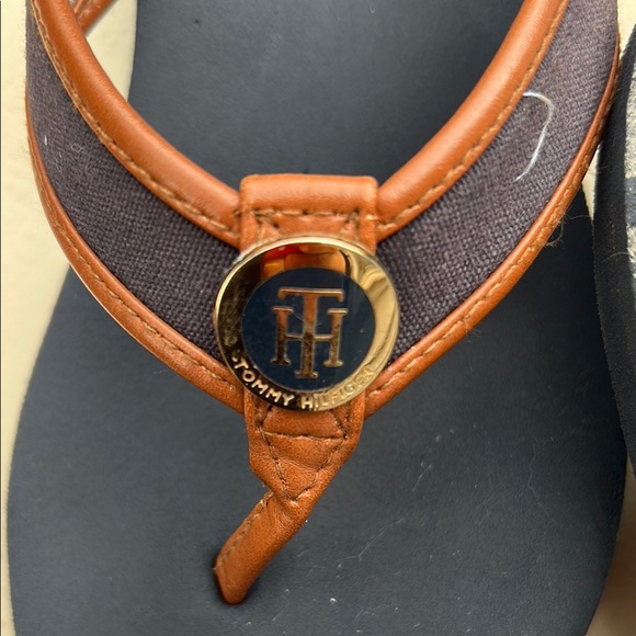 Tommy Hilfiger Blue and Brown Sandals - Picture 8 of 11